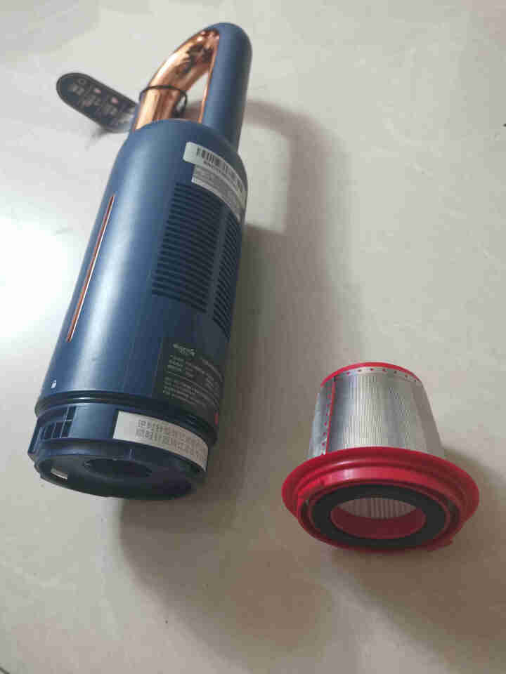 德尔玛（Deerma）吸尘器吸拖一体机无线吸尘器家用手持吸尘器大功率小型吸尘机（新包装） vc02 pro轻奢蓝金版