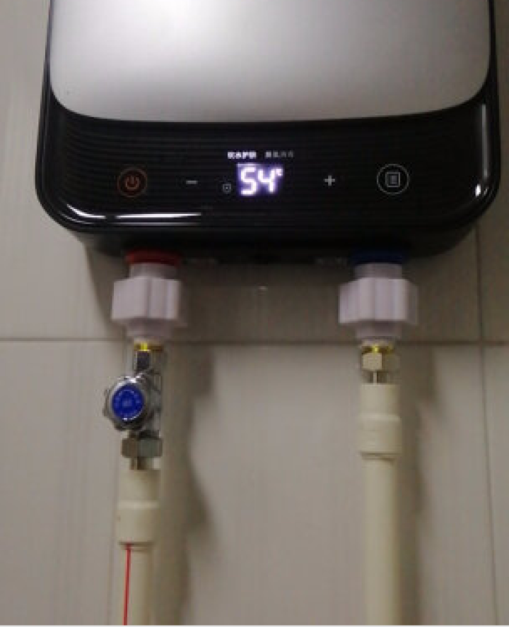 德国基诺德（JNOD）即热式电热水器 变频恒温智能语音控制 家用小型过水热淋浴洗澡机免储水 全新升级空间臭氧消毒（5.5-8.8kw可调）
