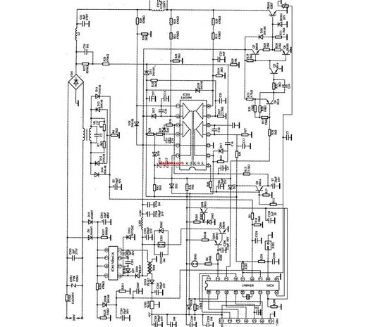 苏泊尔电磁炉C21-SDHC07主板电路图