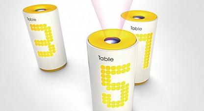创意小家电之餐桌投影仪table-起风网