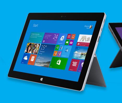 微软发布平板电脑Surface 起价300美元