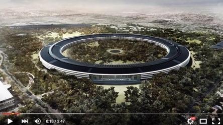 苹果新总部“苹果校园”将竣工，外形像太空船
