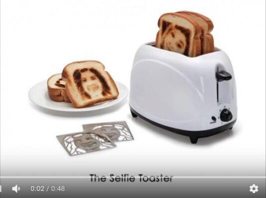 烤面包机哪个牌子好，创意烤面包机能在吐司烤出自拍照-起风网