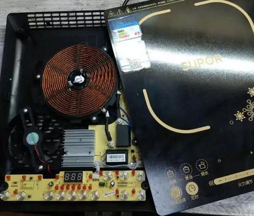 苏泊尔美的超薄电磁炉爆IGBT故障维修