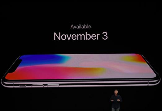 苹果iphone x 11月3日将发售各国售价大比拼