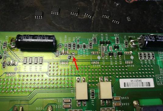 海信液晶电视黑屏烧机修复（TLM40V66PK）