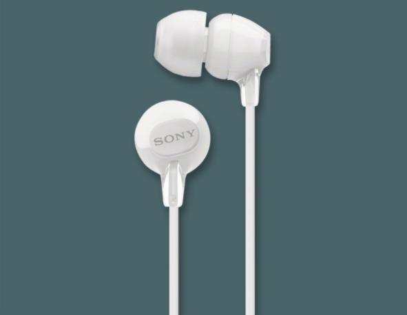 索尼入耳式耳机MDR-EX15LP 便携重低音质 惊爆价43元