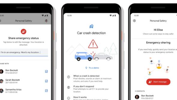 更安全更智能 谷歌Pixel 4手机可侦测车祸并自动报警-起风网