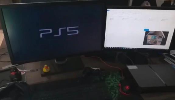 索尼PS5游戏机开发机外观曝光