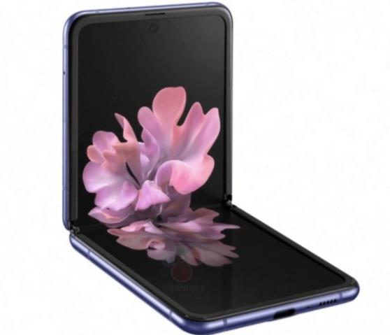 三星可折叠屏手机Galaxy Z Flip有黑紫两色