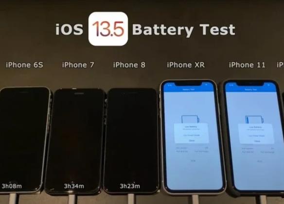 苹果iPhone要更新吗？实测iOS13.5多款机型电池续航下滑