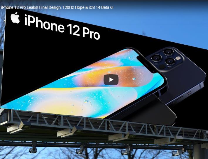 苹果iPhone12Pro Max测试机PVT现身 确认120Hz电竞屏幕及其他功能
