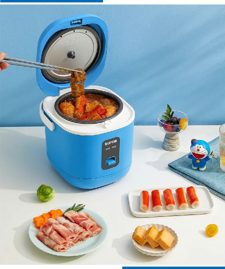哆啦A梦系列上新！高颜值电饭煲和养生壶，有颜有料！