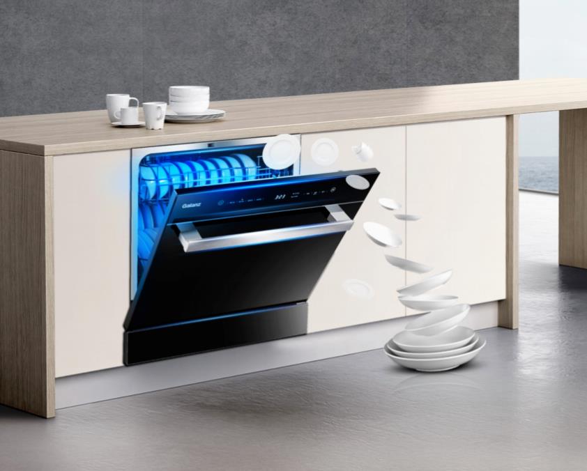 格兰仕W8A2Q1洗碗机解放双手神器，再也不怕洗碗了！