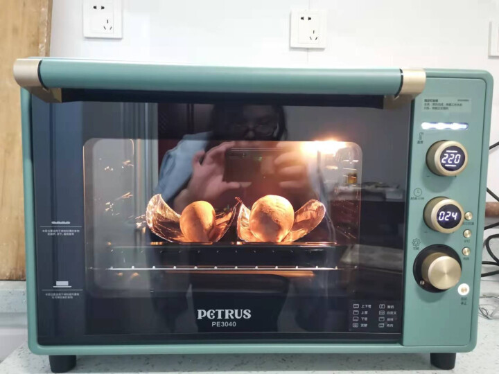 柏翠电烤箱PE3040GL家用智能烘焙神器使用点评插图1