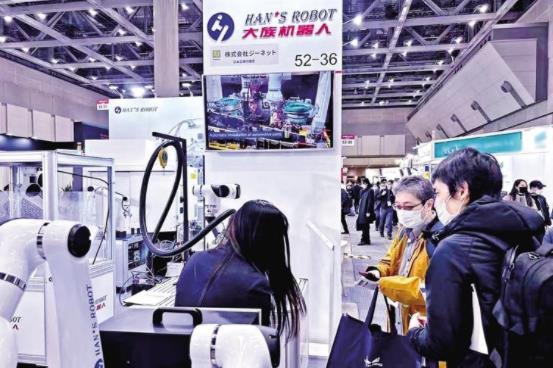 大族机器人亮相日本东京机器人展览会