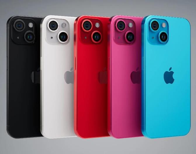 苹果iPhone15全系列颜色曝光，将新增“桃蓝”2色