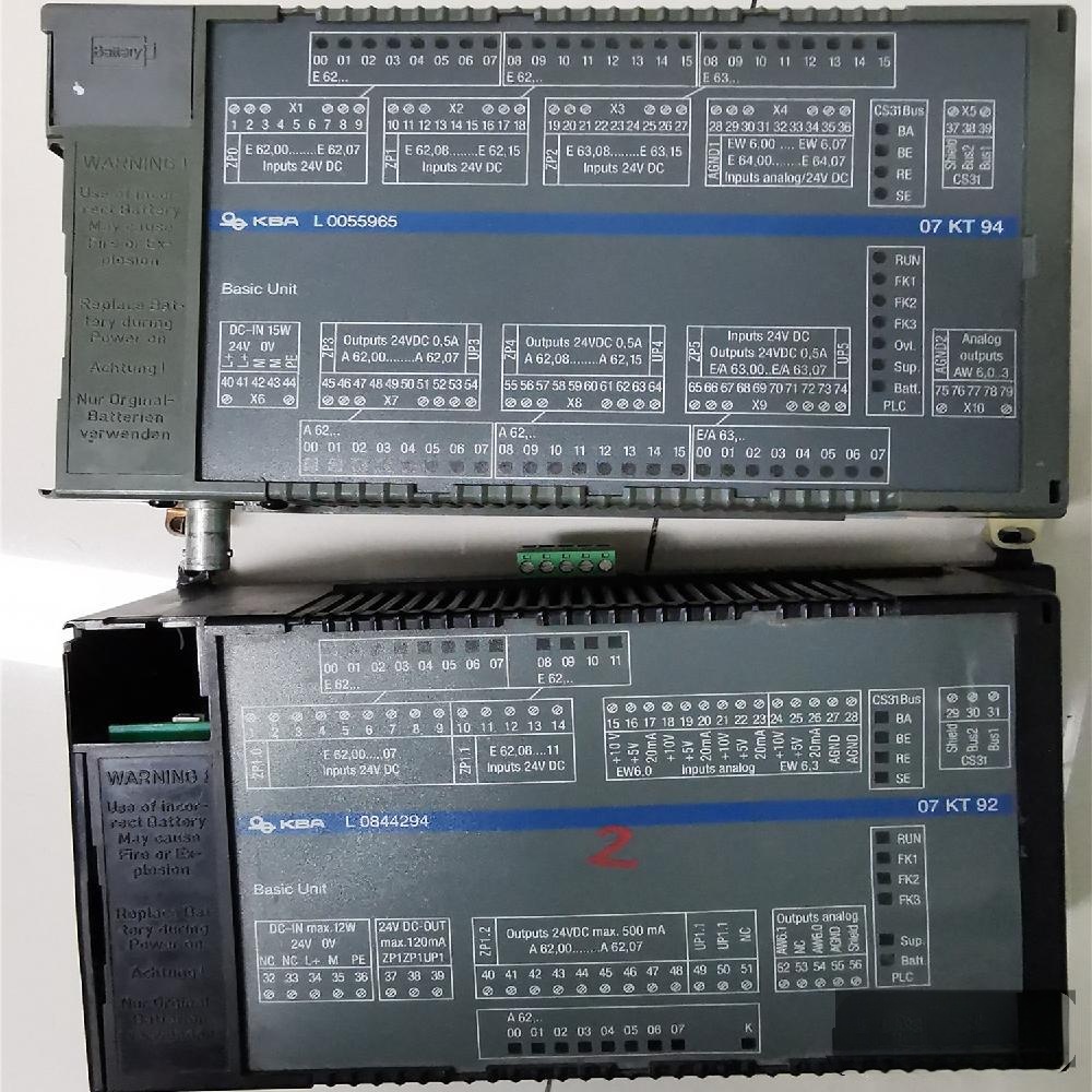 ABB高宝印刷机PLC模块维修07KT94
