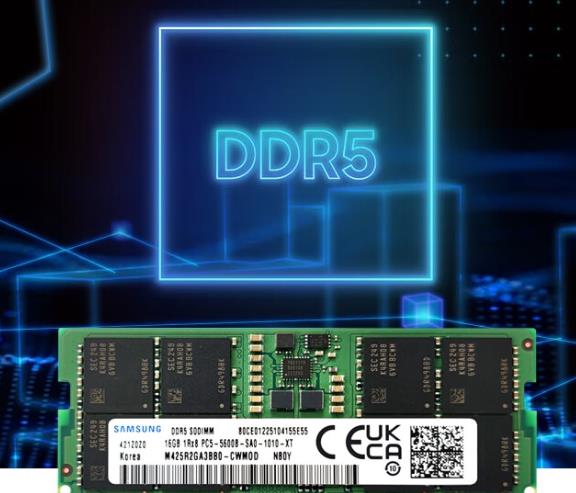 消息称三星将发布超高速32Gb DDR5内存芯片